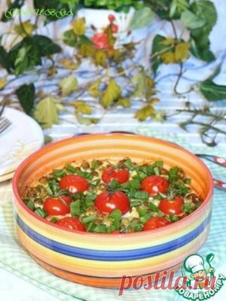 Запеканка из кабачка и зелёного горошка - кулинарный рецепт