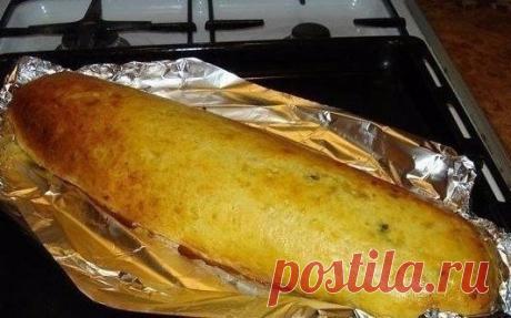 Картофелный рулет с грибами и курицей / Сферический бизнес