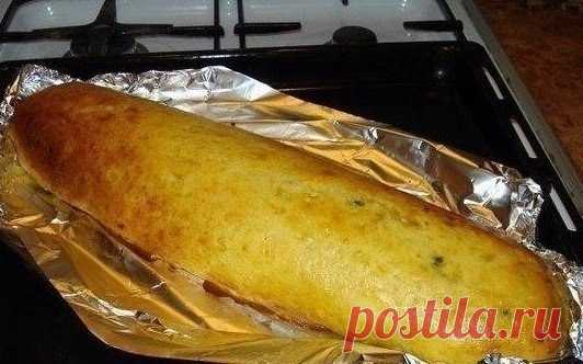 Картофелный рулет с грибами и курицей / Сферический бизнес