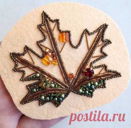 Как правильно пришивать канитель?