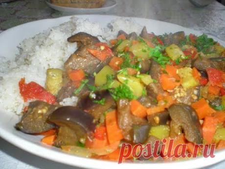 Постное рагу с фасолью и грибами / Простые рецепты