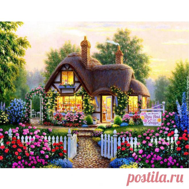 Вышивка 3d Diy алмаз живопись маслом холстины красочный сказка хижина кросс рукоделие стежка стразы прокрутки домашнего декора купить на AliExpress
953,97р алмазы