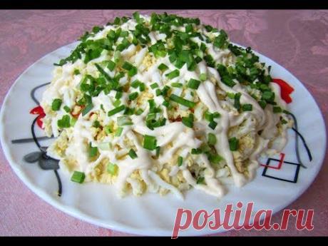 Слоёный салат со шпротами (+ВИДЕО) - Затейка.com.ua - рецепты вкусных десертов, уроки вязания схемы, народное прикладное творчество