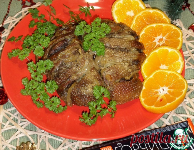 Утиная грудка с горчицей и апельсином – кулинарный рецепт