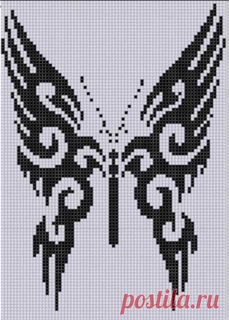 Butterfly 18 Cross ... by Motherbeedesigns | Embroidery Pattern