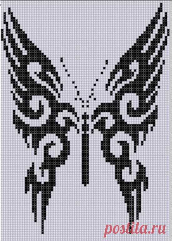 Butterfly 18 Cross ... by Motherbeedesigns | Embroidery Pattern