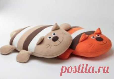 Милейшие котоподушки своими руками
#мастер_класс #своими_руками #подушка #шить #сшить_подушку #выкройка
