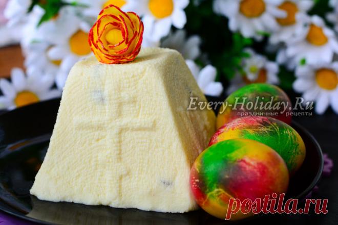 Пасха творожная заварная без яиц, рецепт