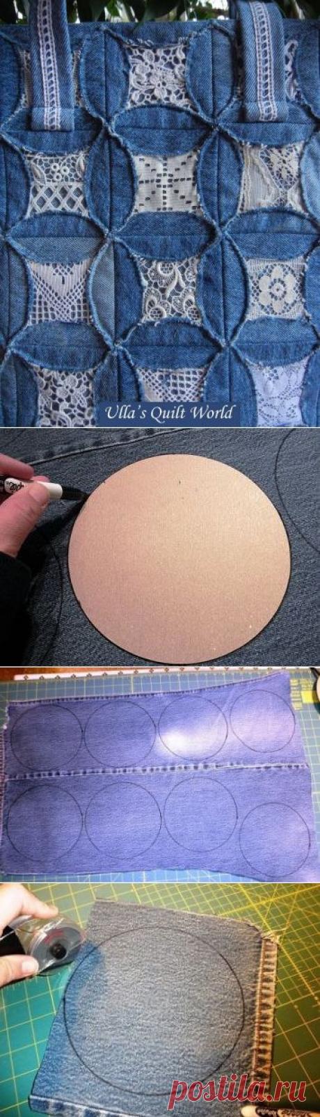 Джинсовые переделки: Подушки и сиденья для стульев — Рукоделие