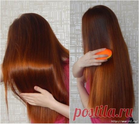 Ламинируем волосы за 15 минут.