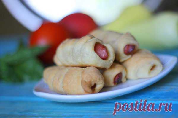 Сардельки в слоеном тесте на пиве | CityWomanCafe.com