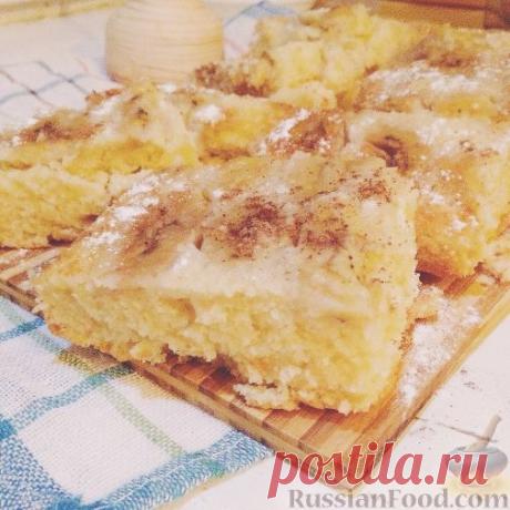 Рецепт: Манник-перевёртыш с бананами на RussianFood.com