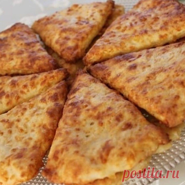 Сырные лепешки с зеленью на сметане — Домашняя кулинария