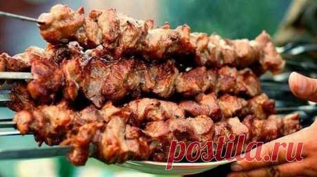 Фантастически мягкое мясо на шашлык за полчаса