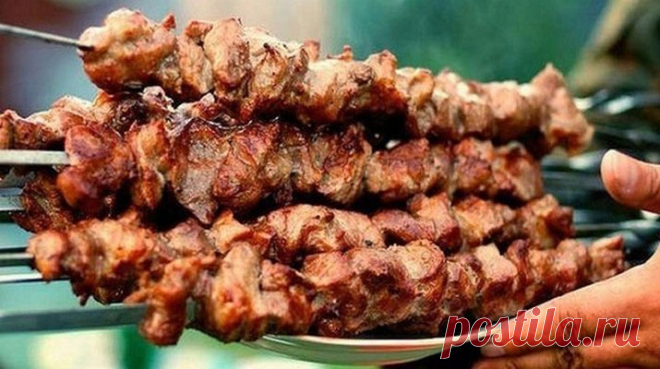 Фантастически мягкое мясо на шашлык за полчаса