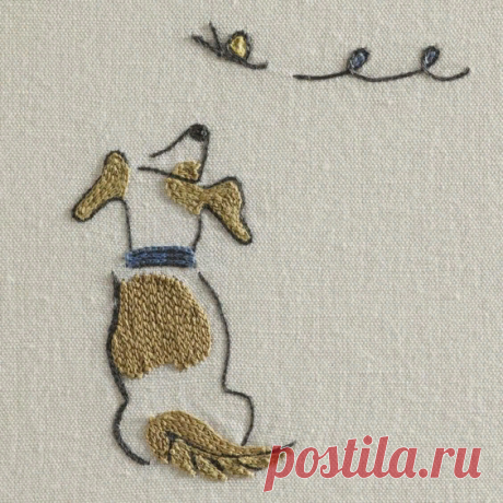 Примеры минималистичной вышивки. | Handmade для всех | Яндекс Дзен