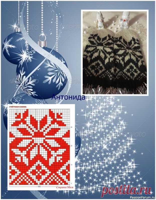 Варежки женские