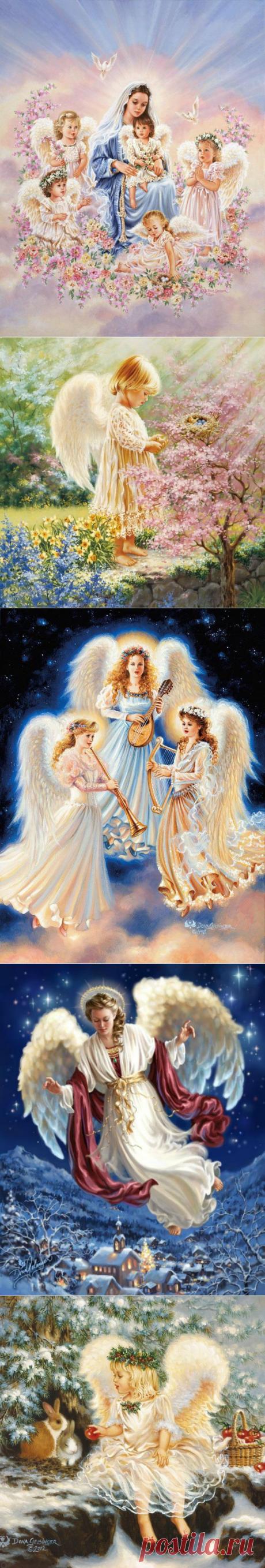 сообщение Alexandra-Victoria : Художница Dona Gelsinger | Ангел мой, иди со мной, ты впереди, я за тобой.... (19:57 25-12-2013) [4386710/304863468] - elena1-1958@mail.ru - Почта Mail.Ru