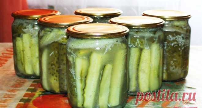 Огурцы “Бомба” с чесноком Эти Огурцы “Бомба” с чесноком самые вкусные и просто таки улетные! Советую...