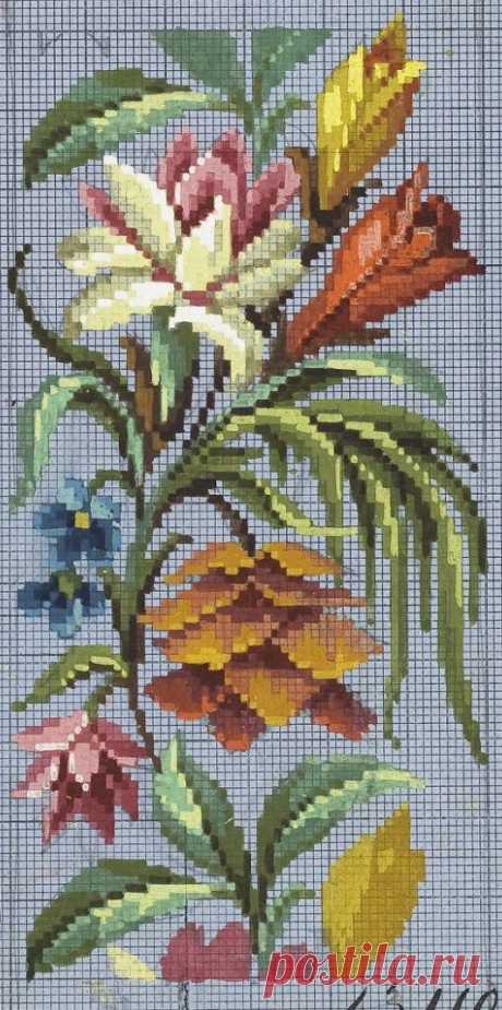 (687) Woolwork chart | punto de cruz