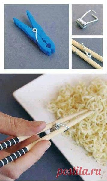 Решение для тех, кто еще не научился есть палочками