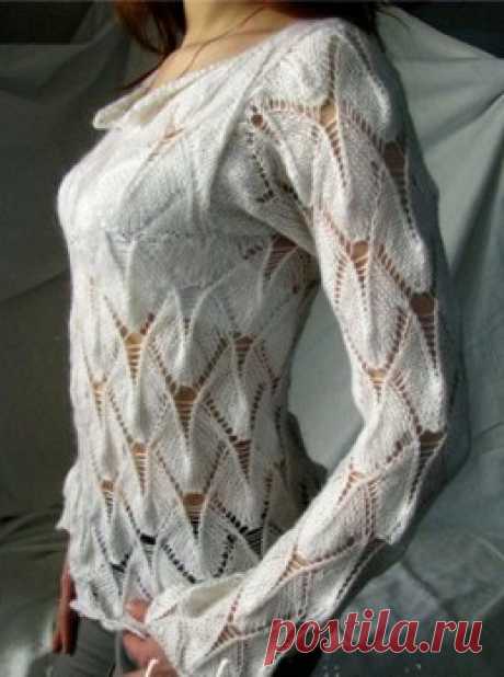 Ажур - Бесплатная Образец Вязания