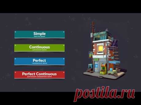 Таблицы Simple, Continuous, Perfect, Perfect continuous на Английском языке.