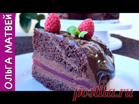 Шоколадный Торт с Малиновым Мармеладом, ВКУСНОТИЩА!!!