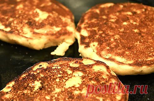 Оладьи из овсяных хлопьев