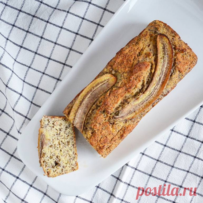 Ароматный бананово-цитрусовый кекс на манке | Vegetarian.ru