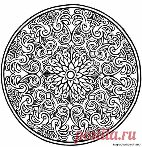 Красивейшие круглые шаблоны для росписи!!!.