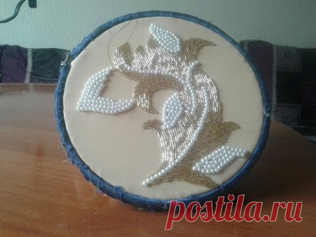 hand embroidery with beads