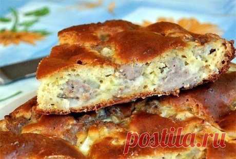 Пирог с мясом «Легче не бывает».