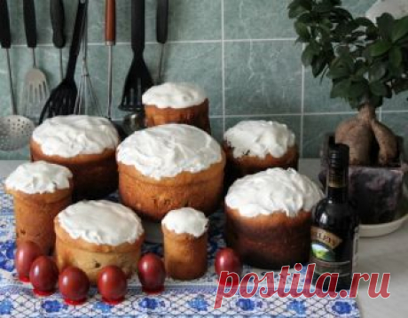 Очень вкусный кулич!