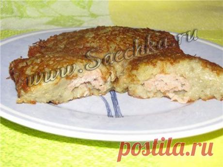 Драники с мясом - рецепт с фото