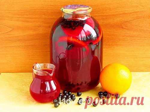 Компот из черноплодной рябины на зиму, простой рецепт | Простые рецепты с фото