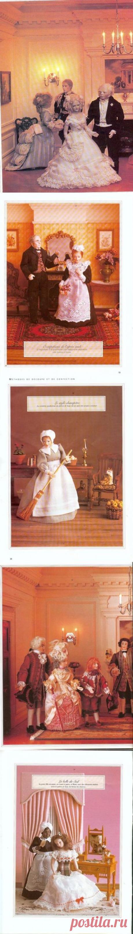 Dolls House Dolls.Одежда для миниатюрных кукол.Выкройки