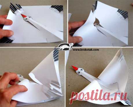 PAPER STORK + Template | krokotak