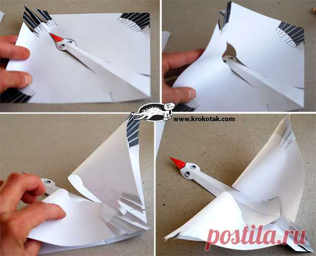 PAPER STORK + Template | krokotak