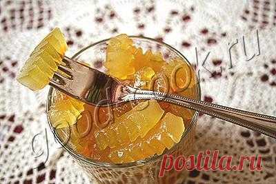 цукаты из арбузных корок, рецепт приготовления