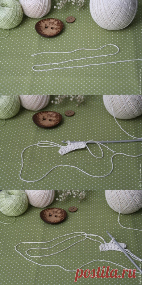 Вязание в три нити с одного мотка - Ярмарка Мастеров - ручная работа, handmade