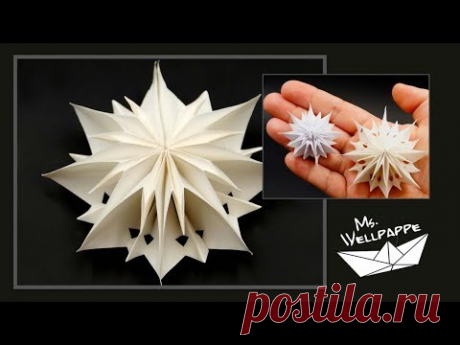 Sterne basteln zu Weihnachten - schöne Weihnachtsdeko selber machen - DIY