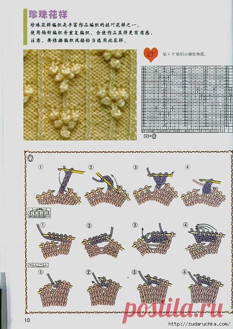 &quot;Узоры - для вязания спицами&quot;. Японский журнал по вязанию..