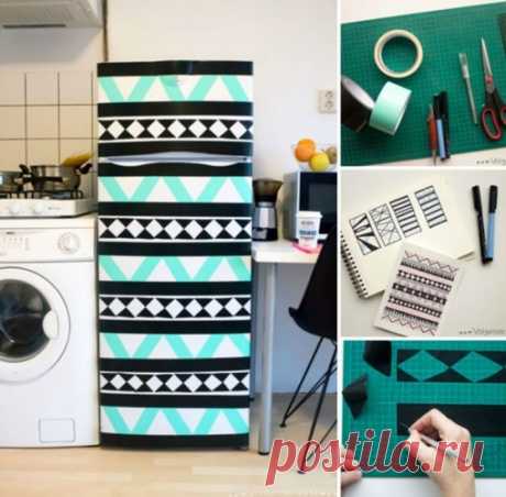 Как обновить старый холодильник своими руками: идеи реставрации старого холодильника