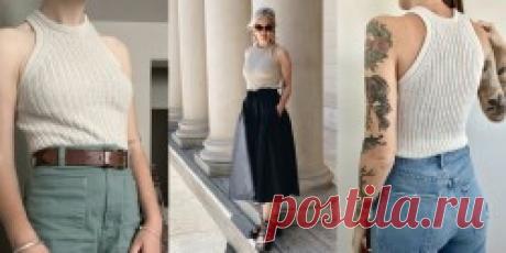 Топ резинкой Camisole No 5 - Вяжи.ру