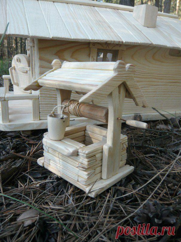 Деревянные игрушки hand-made. Кукольные домики.