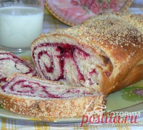 Хлеб со штрейзелем и смородиновым джемом - пошаговый рецепт с фото на Готовим дома