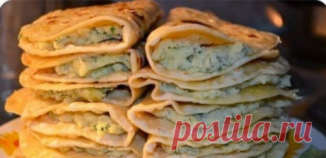 Лепешки с начинкой