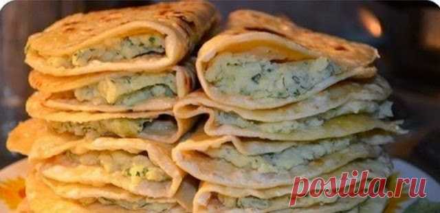 Лепешки с начинкой