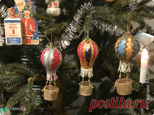 Воздушные шары на елочку из лампочек | Страна Мастеров